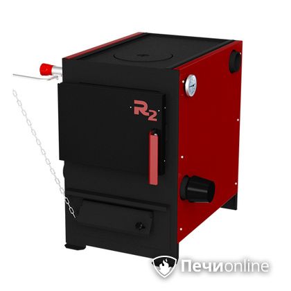 Твердотопливный котел Термокрафт R2 9 кВт конфорка термометр круглый выход в Первоуральске